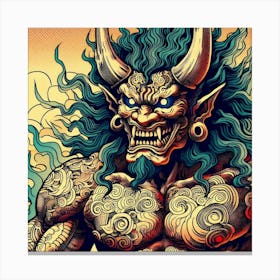 Oni S Wrath 10 Canvas Print