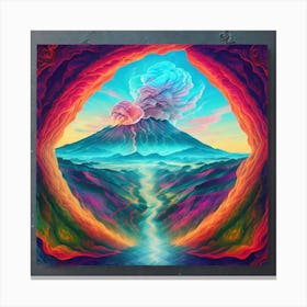 Volcano Canvas Print