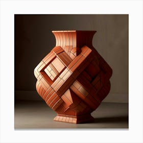 Geometric Vase 1 Canvas Print