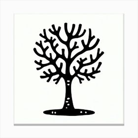 Minimalistic tree Canvas Print