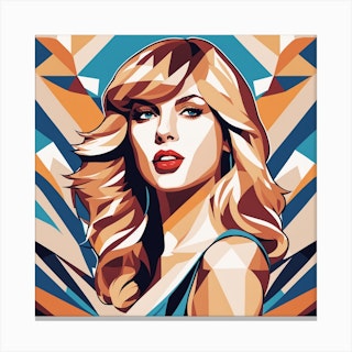 Taylor Swift Art Canvas Print / Canvas Art by Ryan Rock Artist - Pixels Canvas  Prints