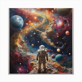 Space Explorer Canvas Print