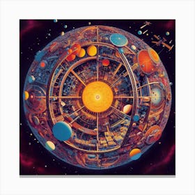 Dyson sphere Canvas Print