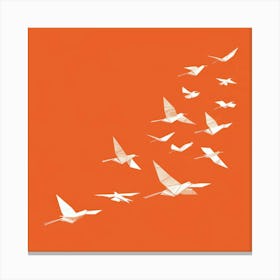 Origami Birds 3 Canvas Print