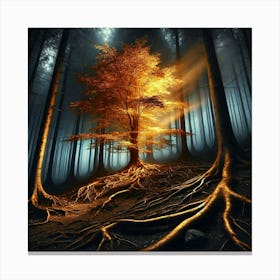 Tree In The Forest 32 Canvas Print