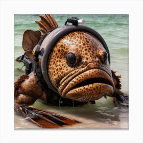 Scuba Fish 1 Canvas Print