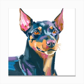 Doberman Pinscher 01 Canvas Print