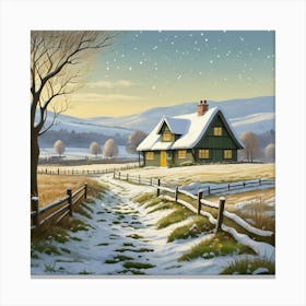 Winter Landscape 4 Canvas Print