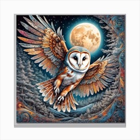 Barn Owl Canvas Print