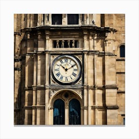 Clock Tower - Clock Stock Videos & Royalty-Free Footage Canvas Print