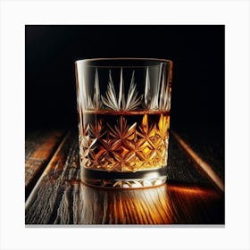 Glass Of Whiskey Canvas Print