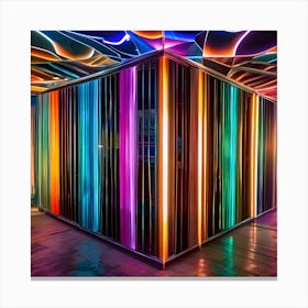 Neon Room 1 Canvas Print