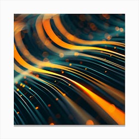 Abstract Light Lines 2 Canvas Print