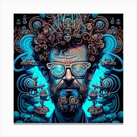 Terence McKenna Thoughts Canvas Print