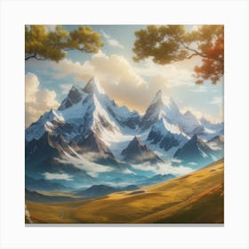 Mountain Landscape Canvas Print