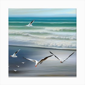 Beach Landing Canvas Print