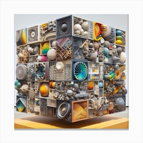 Miscellaneous Cube 1 Canvas Print