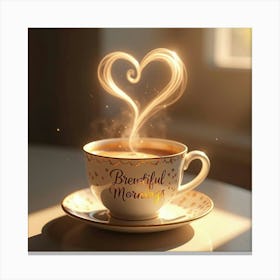 mornig cofee Canvas Print