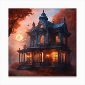 Haunted House 7 Canvas Print
