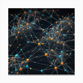 Abstract Network 3 Canvas Print