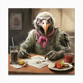 Vulture 11 Canvas Print