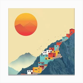 Machu Picchu Canvas Print