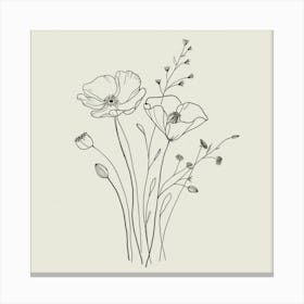 Poppies 64 Canvas Print