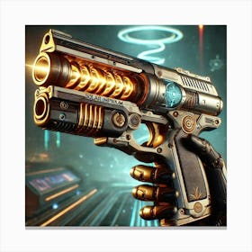 Energy Pistol Converted Canvas Print