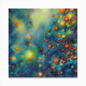 Blue Nebula Canvas Print