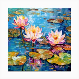 Water Lilies 23 Canvas Print