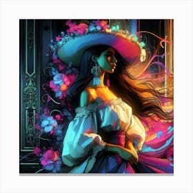 Exotic Beauty Artwork 55 Canvas Print