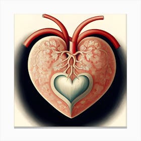 Premium heart Canvas Print