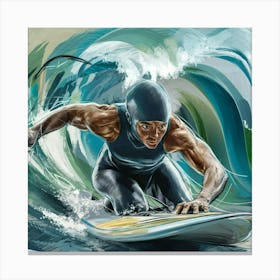 Surfer 4 Canvas Print