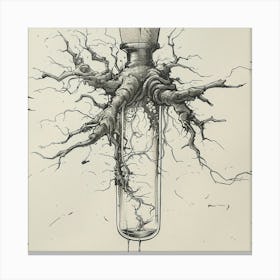 Tree In A Bottle Canvas Print