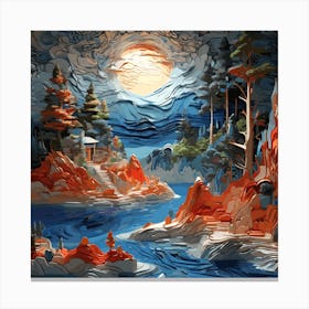 'Landscape' Canvas Print