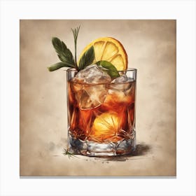Tequila Cocktail 1 Canvas Print