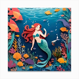 Little Mermaid Canvas Print