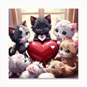 Cute Kittens 5 Canvas Print