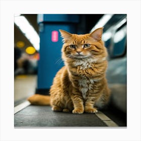 London Cat Canvas Print