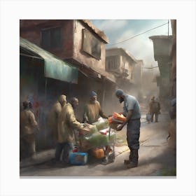 Slums Canvas Print