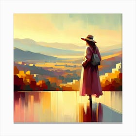 Landscape Painting 101 Canvas Print