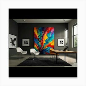 Abstract Painting 1 Canvas Print