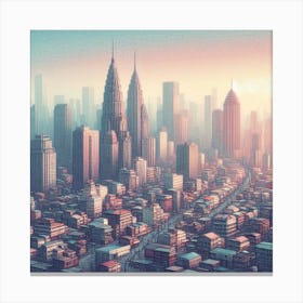 Cityscape 5 Canvas Print