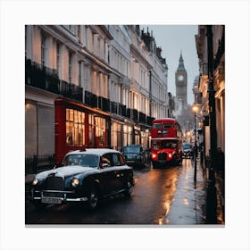 London Street Scene 2 Canvas Print