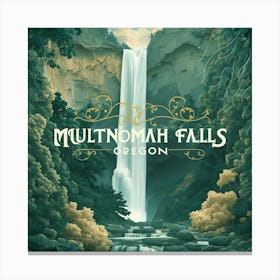 Multnomah Falls Osson Canvas Print