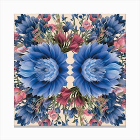 Elegance In Bloom Intricate Floral Arrangement (2) Canvas Print