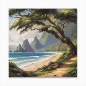 Hawaiian Landscape 4 Canvas Print