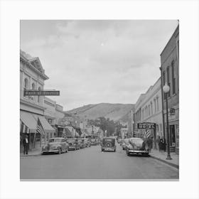 Yreka, California, On The Main Street, Yreka Is The County Seat Of A County Rich In Mineral Deposits By Russell Lee 1 Canvas Print