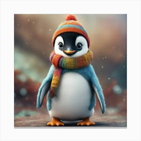 Cute Penguin Canvas Print