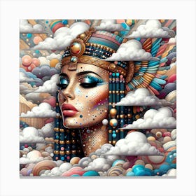 Cleopatra Portrait Artwork 155 Canvas Print